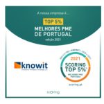 Knowit no TOP 5% MELHORES PME 2021